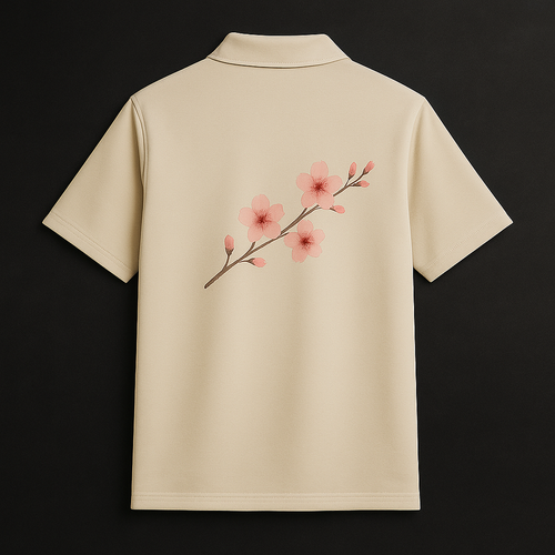 Sakura Bloom Box-Fit Shirt